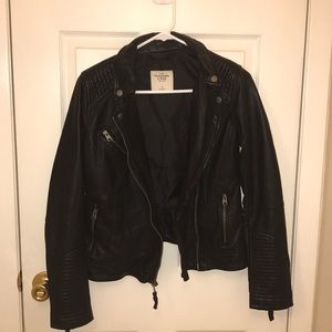 Abercrombie & Fitch Vegan-leather Jacket